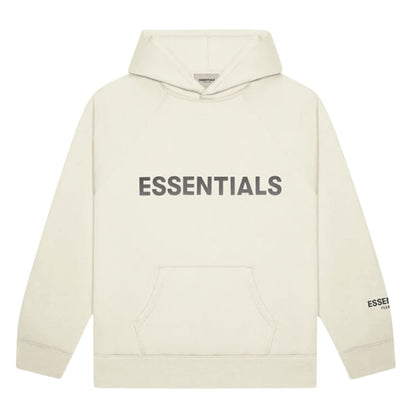 Fear of God Essentials Pullover Hoodie Applique Logo Buttercream