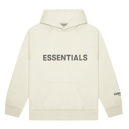 Fear of God Essentials Pullover Hoodie Applique Logo Buttercream