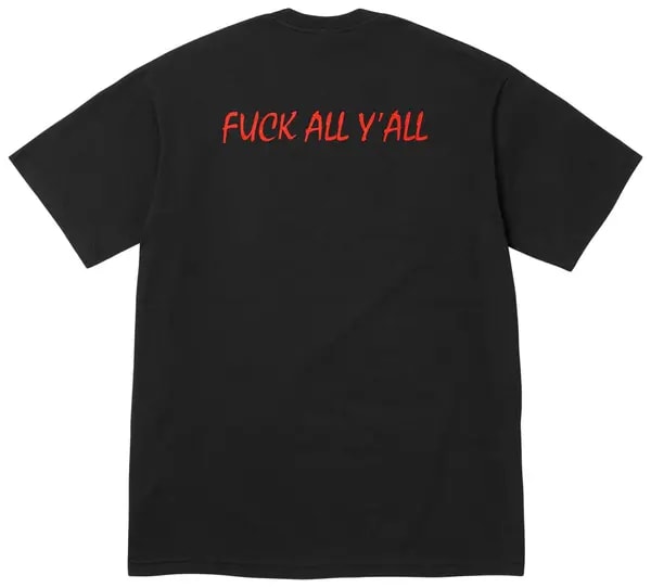 Supreme Split Tee (FW25) Black