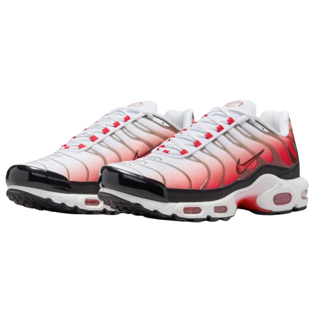 Nike Air Max Plus White Black University Red