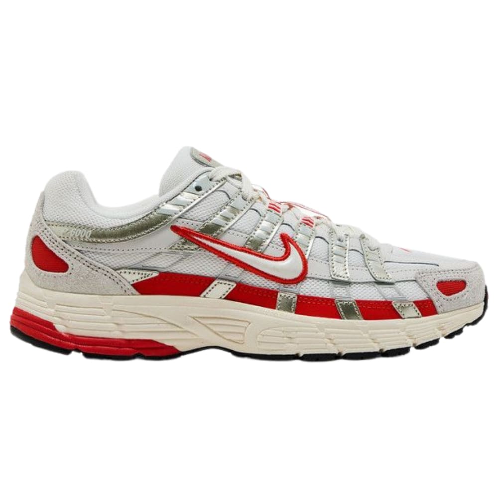 Nike P-6000 Sail Pale Ivory Light Bone Picante Red