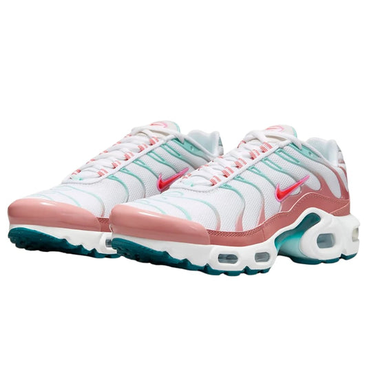 Nike Air Max Plus White Red Stardust Jade Ice Siren Red (GS)