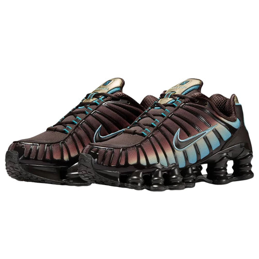 Nike Shox TL Velvet Brown Denim Turquoise