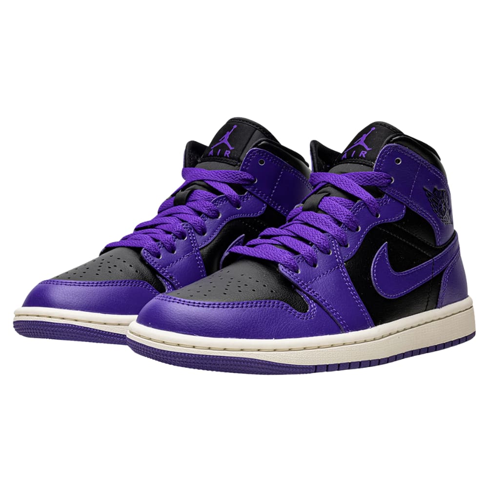 Jordan 1 Mid Purple Black (Women's)