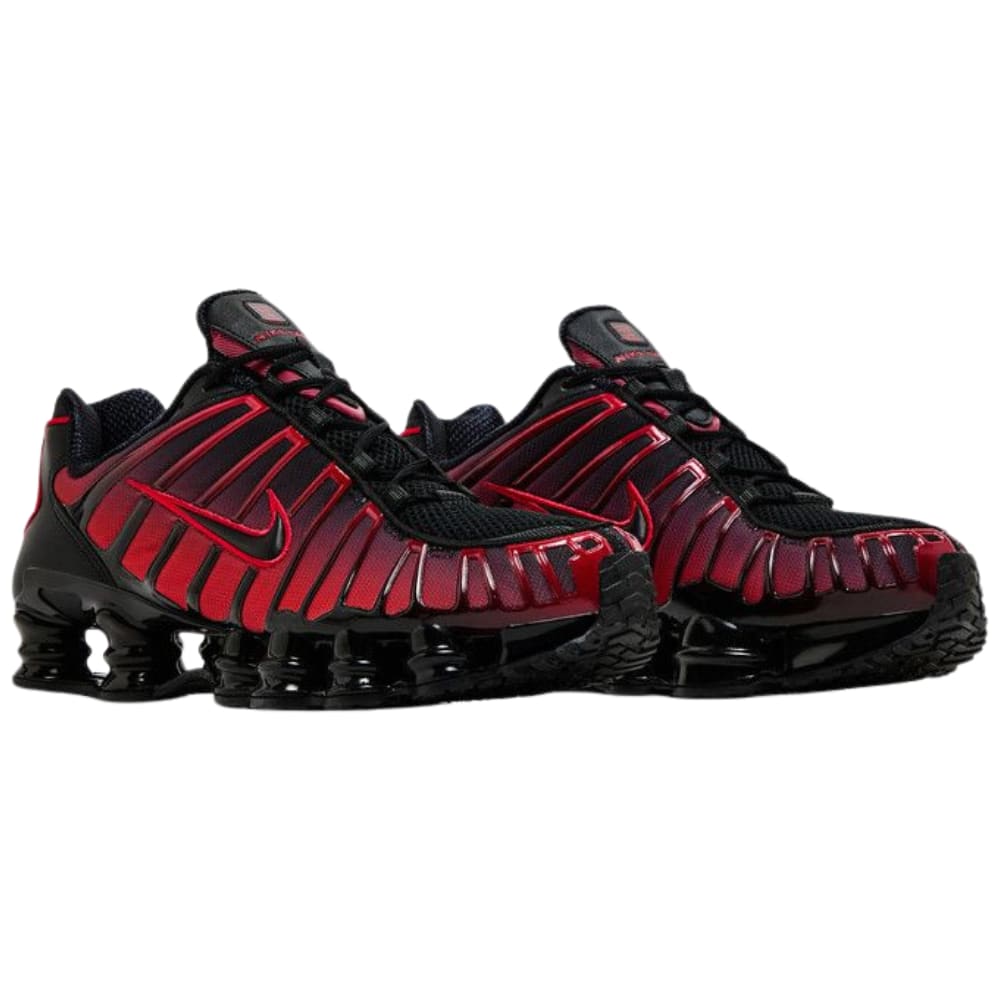 Nike Shox TL Black University Red Gradient