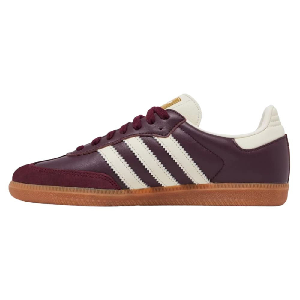 adidas Samba OG Maroon Gold Metallic (Women's)