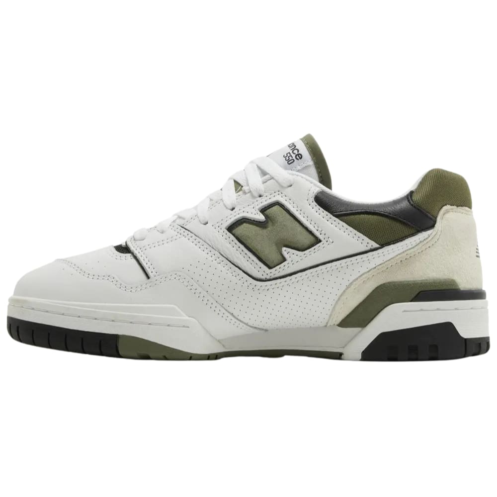 New Balance 550 White Dark Olivine