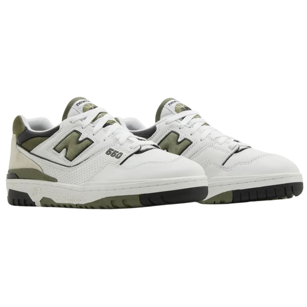 New Balance 550 White Dark Olivine