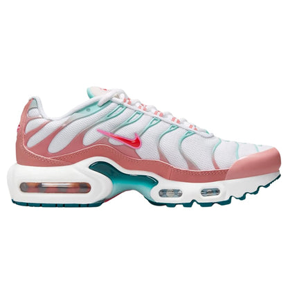Nike Air Max Plus White Red Stardust Jade Ice Siren Red (GS)