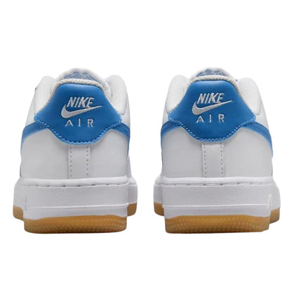 Nike Air Force 1 Low White Gum Light Brown Blue Beyond (GS)