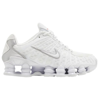 Nike Shox TL White Metallic Silver Max Orange