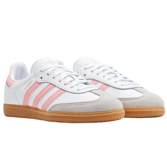 adidas Samba OG White Coral Pink (GS)