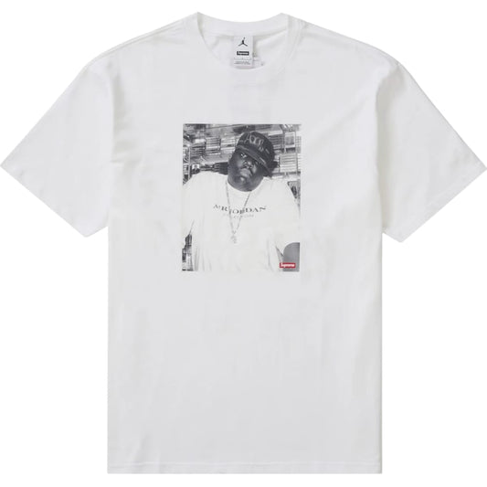 Supreme Jordan Biggie S/S Top White