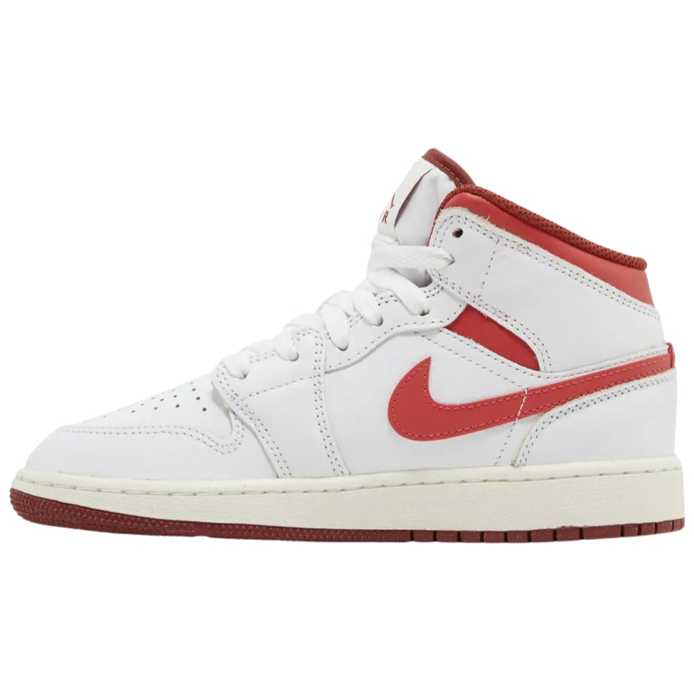 Jordan 1 Mid SE White Dune Red (GS)