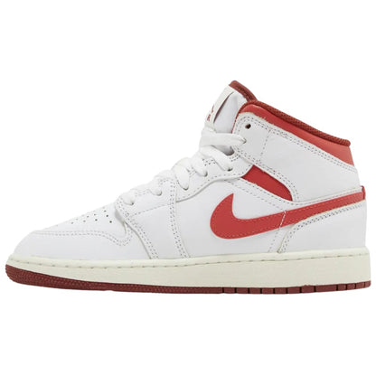 Jordan 1 Mid SE White Dune Red (GS)