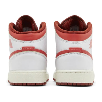Jordan 1 Mid SE White Dune Red (GS)