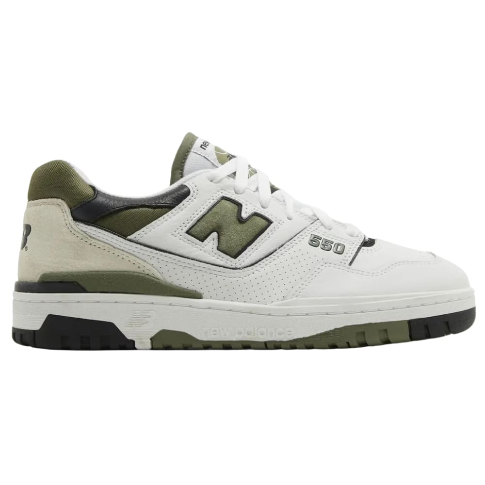New Balance 550 White Dark Olivine