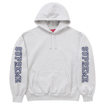 Supreme Collegiate Sleeve Hooded Sweatshirt Ash Grey