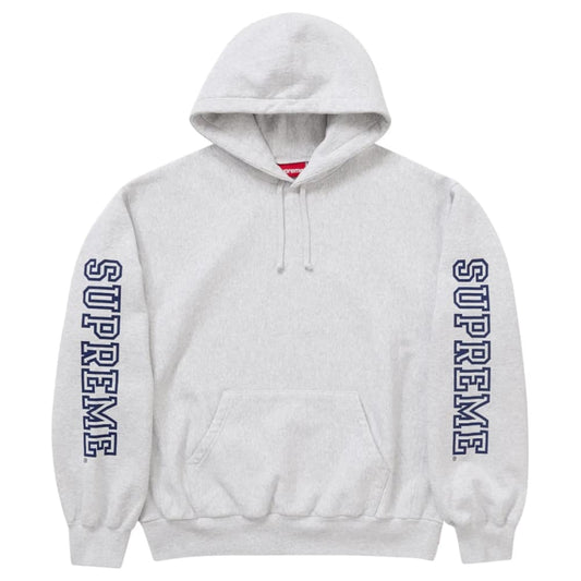 Supreme Collegiate Sleeve Hooded Sweatshirt Ash Grey